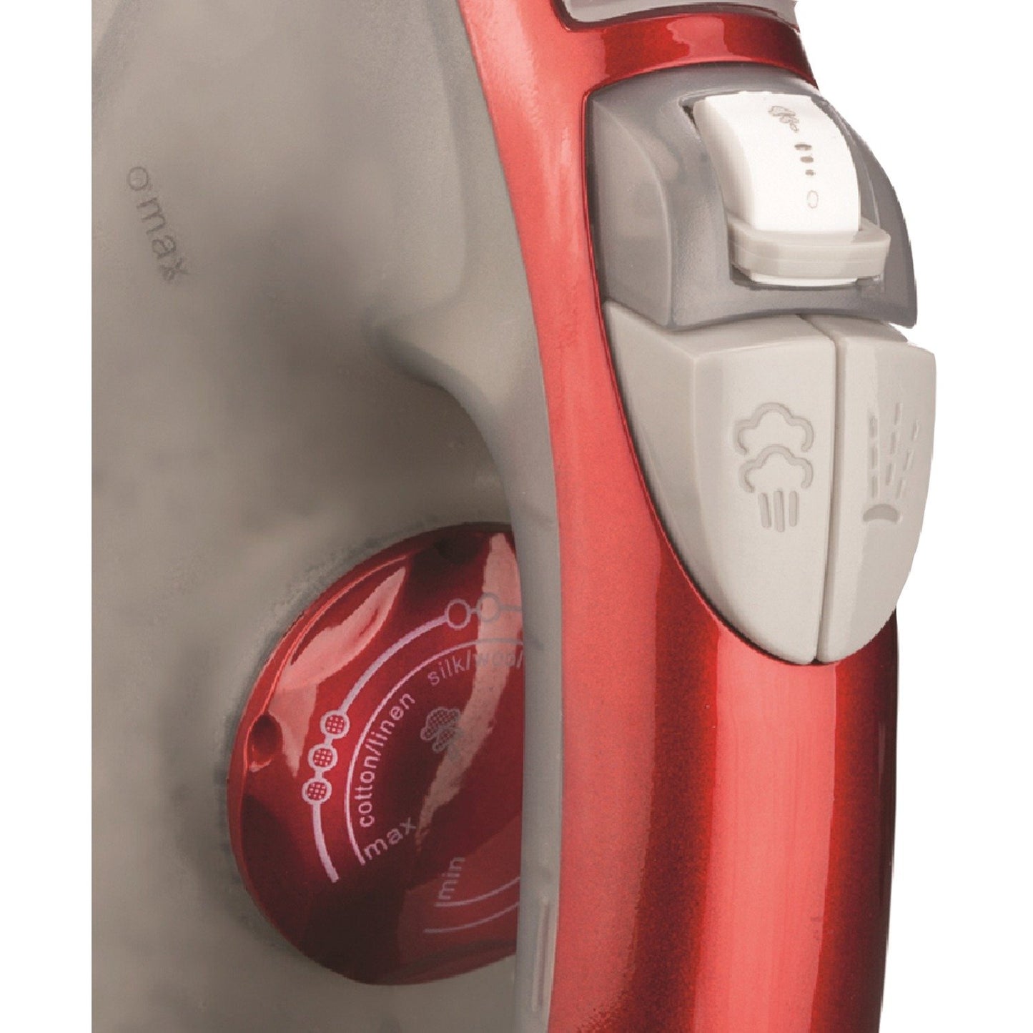 BRENTWOOD MPI-54 Nonstck Steam/Dry Iron Red