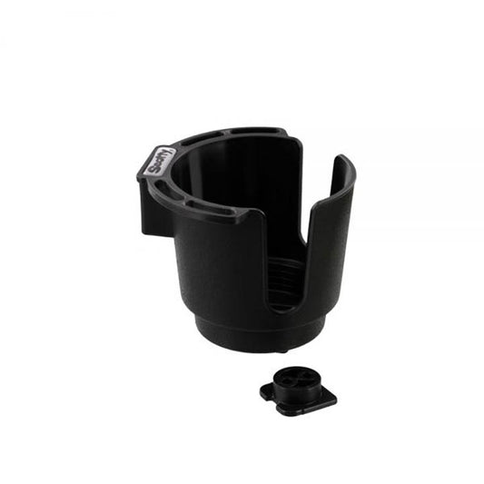 Scotty 0310BK Cup Holder with Bulkhead/Gunnel Mount, Black