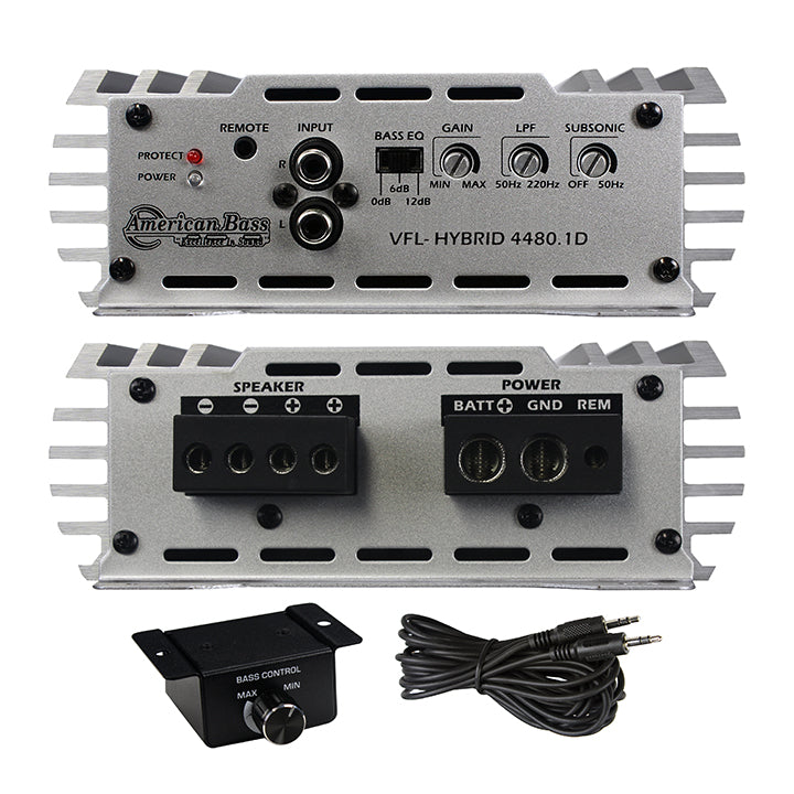 American Bass VFL44801D 4400 Watt Class D Monoblock Amplifier