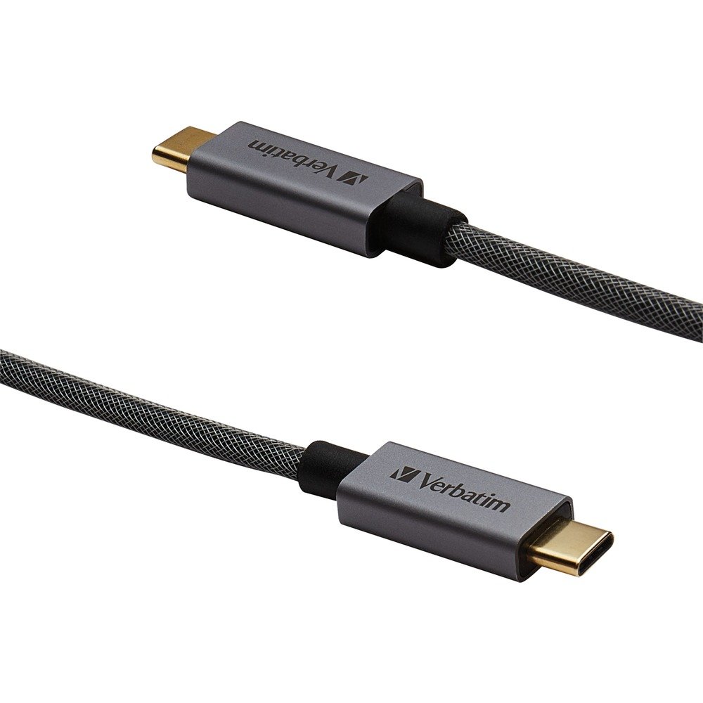 Verbatim 99674 USB-C™ to USB-C™ Cable, 47"
