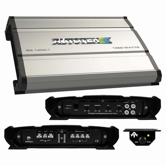 Autotek SS12001 Super Sport Amplifier 1200 Watt Mono 2 Ohms