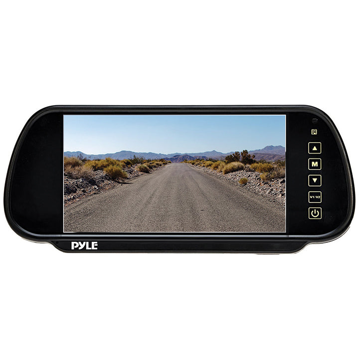 Pyle PLCM7200 7" Rearview Mirror Monitor w/ Rearview Camera