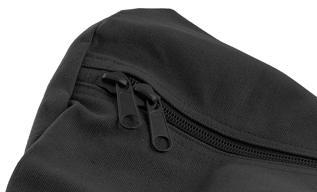 Stansport 1237 Deluxe Duffel Bag w/Zipper Black - 50"X18"X18"