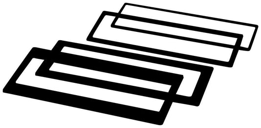 American International DTR600Trim Ring for  DIN Radios; 4 Pieces