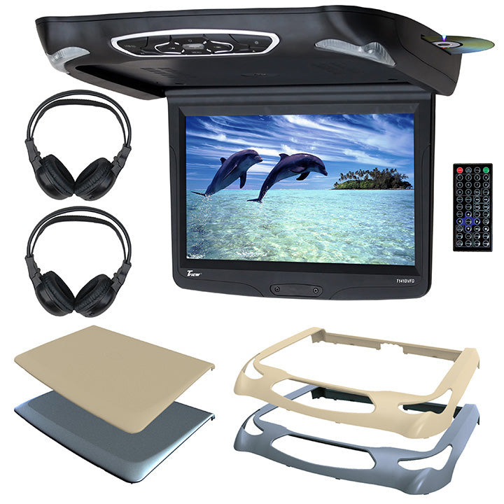 TView T141DVFD 14.1 Overhead Monitor with DVD Player Bundle