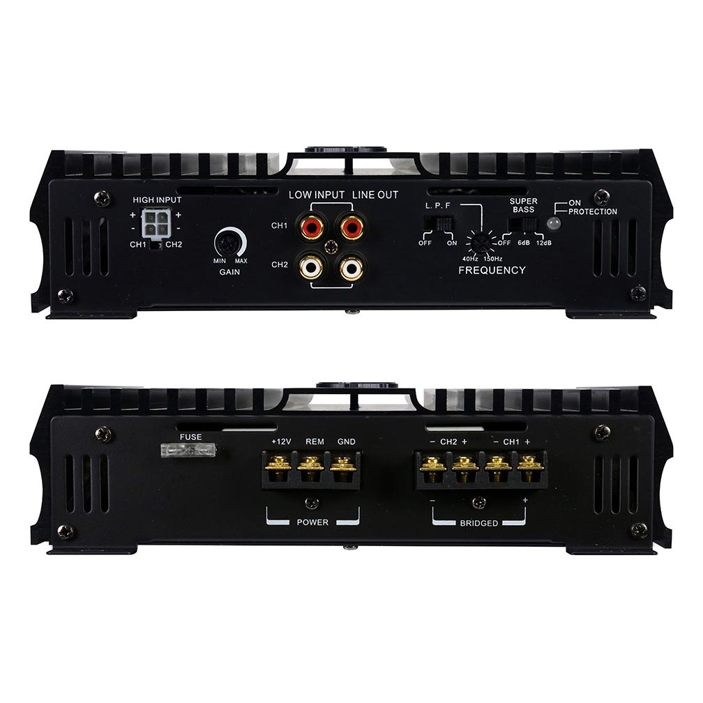 American Bass DB6752FR 2 Channel Class A/B Ampilfier 500 Watts Max