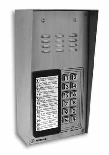 Viking Electronics K-1200-EWP 12 Button Apartment Entry Phone