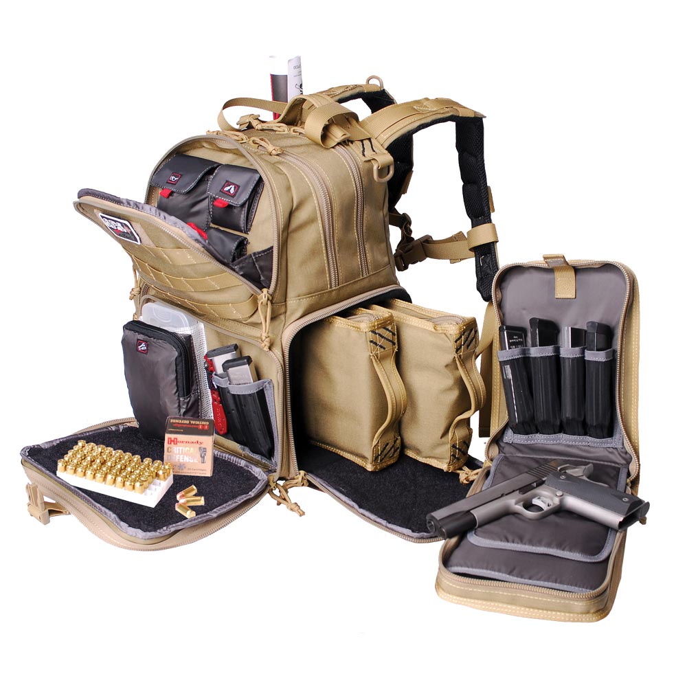 GPS GPST1612BPT Tactical Range Backpack, Tan