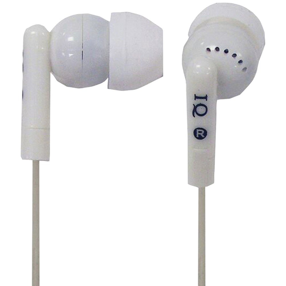 Supersonic IQ106WHITE Porockz Stereo Earphones (White)