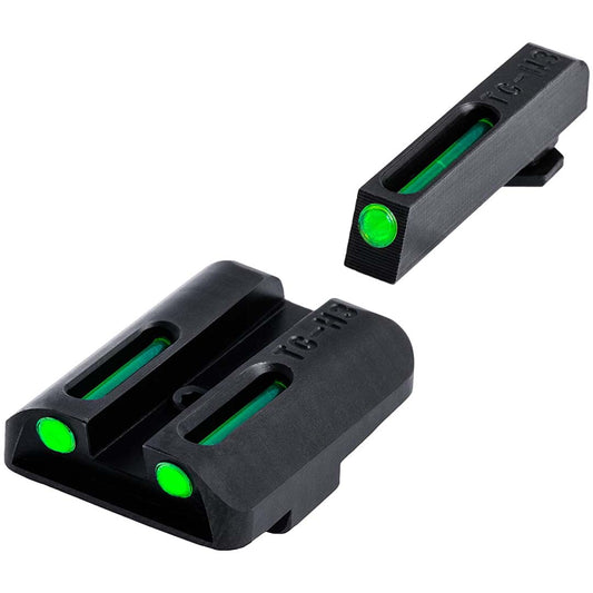 Truglo TG131GT1 TFO Tritium + Fiber-Optic Handgun Day/Night Sights  Glock