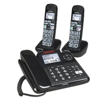 Clarity E814CC2 Corded/Cordless Combo w/Answering Machine & Expandable Handset