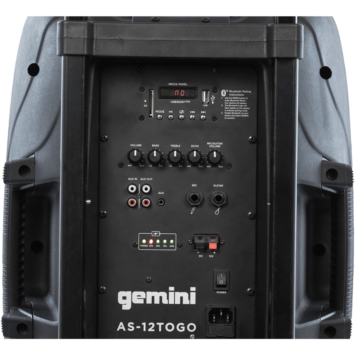 Gemini AS-12TOGO  Portable PA Speaker