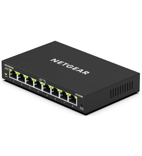 Netgear GS308E-100NAS 8-port Gigabit Plus Switch