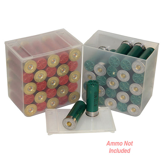 MTM SS2500 25 Round Shotshell Box Sold As Set Of 4 Clear