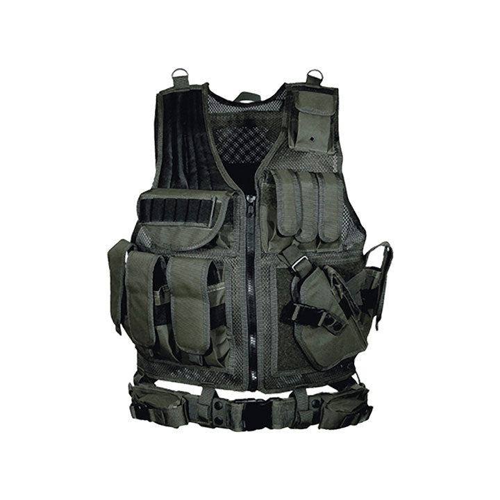 UTG PVCV547BT 547 Law Enforcement Tactical Vest Right Hand  Black