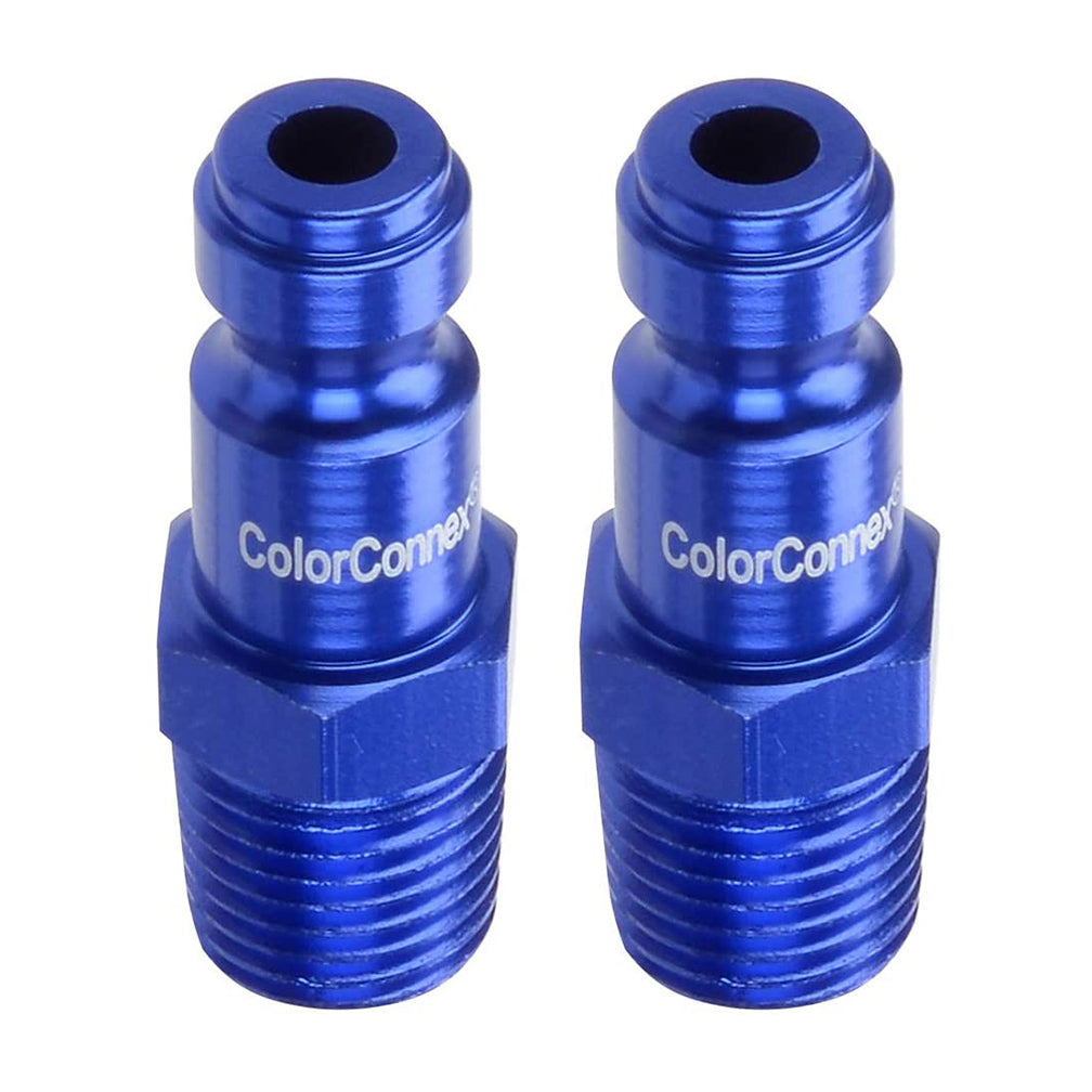 Colorconnex A72440C2PK Male Plug Kit 2-Pack (Blue)