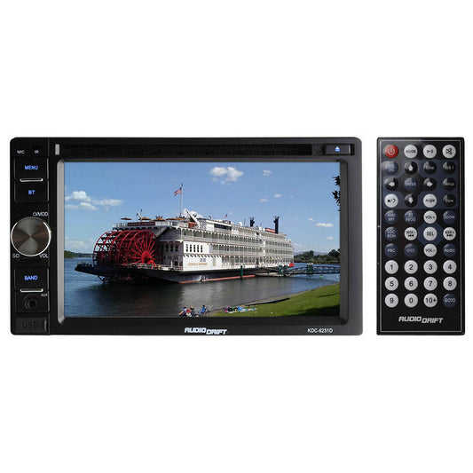 AudioDrift KDC6251D 6.2 Double Din DVD/CD Player