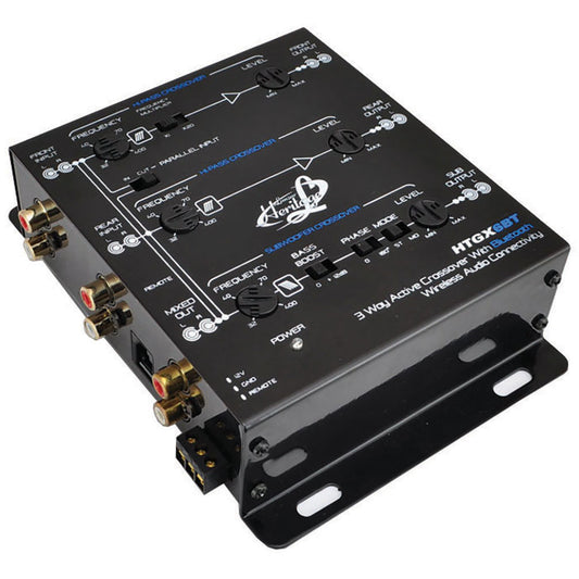 Lanzar HTGX6BT 3 way active crossover with bluetooth