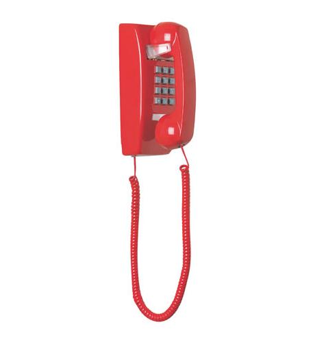 Cetis 25403 Scitec 2554E Wall Telephone - Red