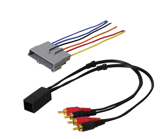American International FWH16 Wiring Harness for 87-07 FORD/LINC/MERC w/ RCA'S
