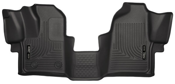 Husky 18771 Liners Front Floor Liners For 15-19 Ford Transit Van 150/250/350