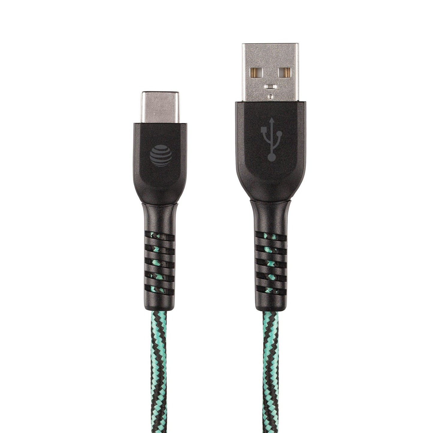 AT&T  TCB04-GRN 4-Foot Charge and Sync USB - Type-C Cable (Teal)