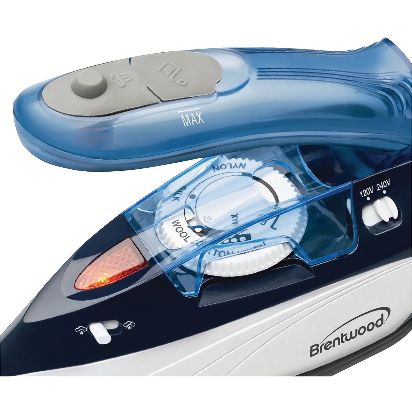 Brentwood Appl. MPI-45 Dual-Voltage Nonstick Travel Steam Iron