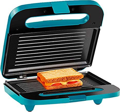 Holstein Housewares HH09125003E 2 Section Grilled Sandwich Maker Teal