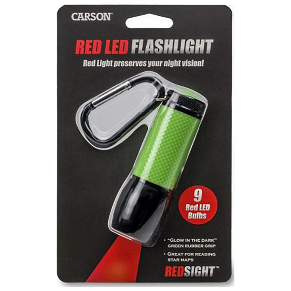 Carson SL33 LED RedSight Pro Red LED Flashlight
