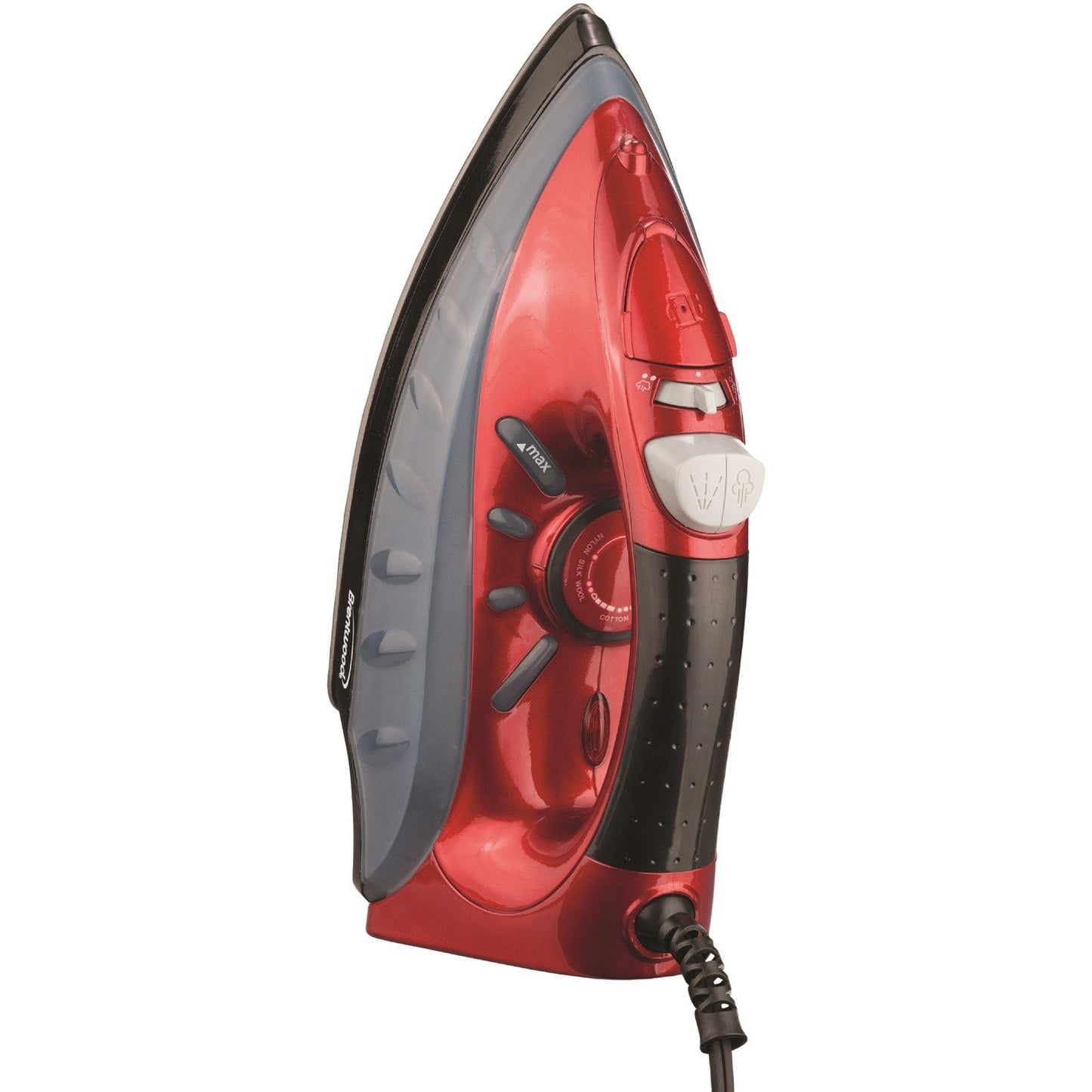 Brentwood Appl. MPI-61 Full-Size Nonstick Steam Iron (Red)
