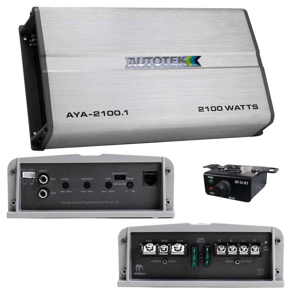 Autotek Alloy Amplifier Mono 2100 Watts Max 2 ohm