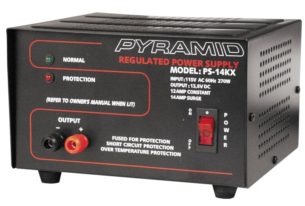 Pyramid PS14KX 13.8 VOLT 14 AMP Power Supply