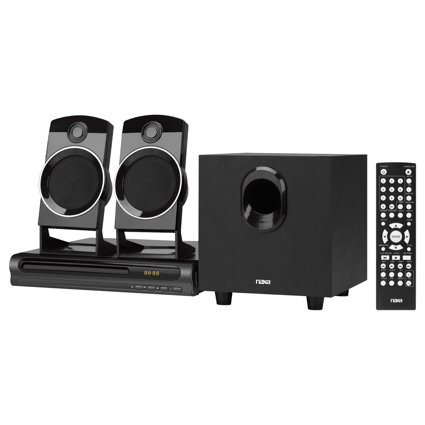 Naxa ND-863 2.1-Channel Home Theater DVD/Speaker System