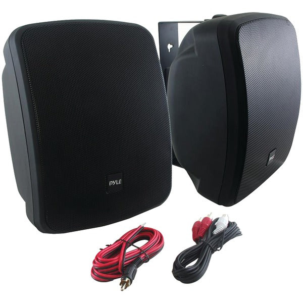 Pyle PDWR54BTB 5.25" Indoor/Outdoor 600-Watt Bluetooth Speaker System (Black)