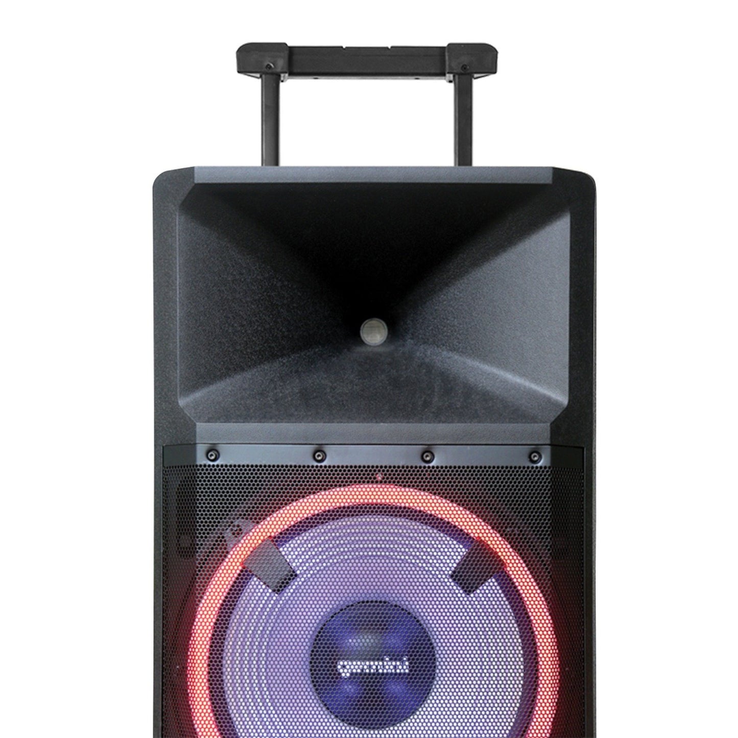 Gemini GSP-L2200PK Ultra-Powerful BT 2200Peak-Watt Speaker w/Lights Media Player