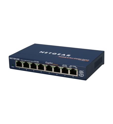 Netgear GS108-400NAS Prosafe 8 Port Gigabit Switch