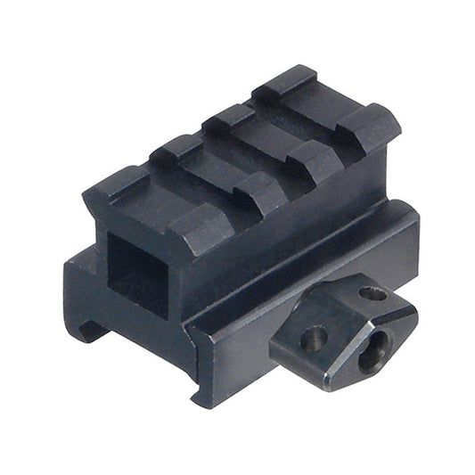UTG MNTRS08S3 Med-Profile Compact Riser Mount, 0.83 High  3 Slots