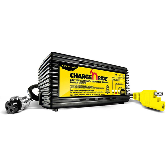 Schumacher 9402695 CR2 Charge N Ride 1.5 amp 16/24 Volt Battery Charger