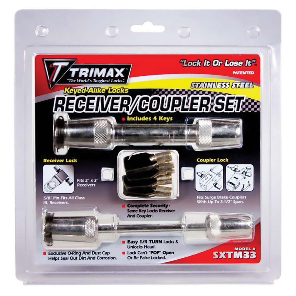 Trimax SXTM33 Receiver/Coupler Lock Set
