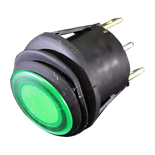 NIPPON ISECWP1216GRN Waterproof Rocker Switch with Green LED