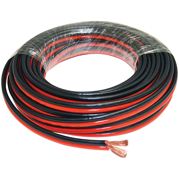 Audiopipe CABLE12100BLACK 12 Gauge Speaker Wire 100 ft. Red/Black