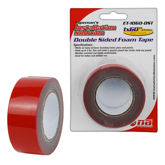 PIPEMANS ET1060DST 1 Double Sided Foam Tape (60 feet)