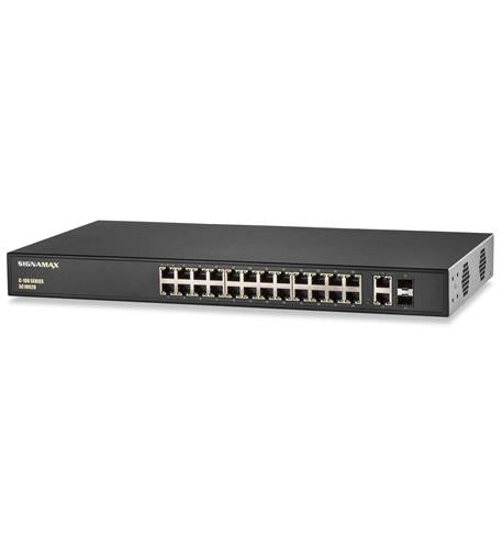 Signamax connectivity FO-SC10020 C-100 24 Port Fast Ethernet Poe+ Switch