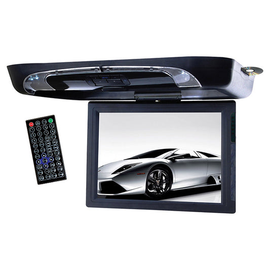 TView T1591DVFDBK 15 Overhead Monitor w/DVD Player & IR/FM Transmitters