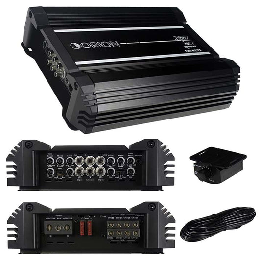 Orion XTR7504 4 Channel Amplifier, 1500W RMS/3000W MAX