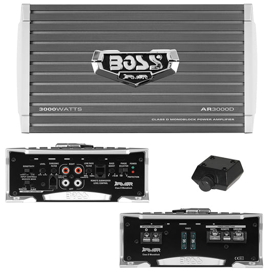 Boss AR3000D Armor Class D Monoblock Amplifier 3000W Max