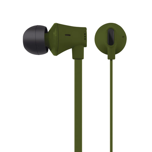 AT&T  EBM03-GRN JIVE Noise Isolating Earbuds w/In-line Microphone (Green)