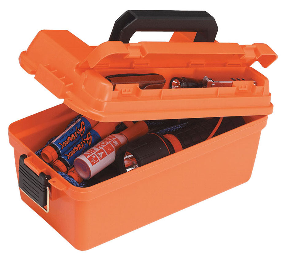 Plano 141250 Emergency Supply Box Shallow  Orange