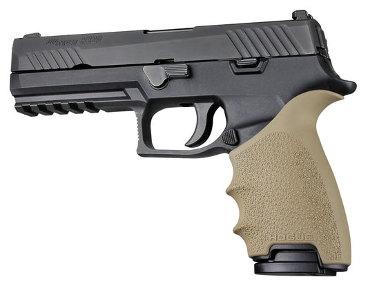 Hogue 17603H Handall Beavertail Grip Sleeve Sig Sauer P320 Flat Dark Earth