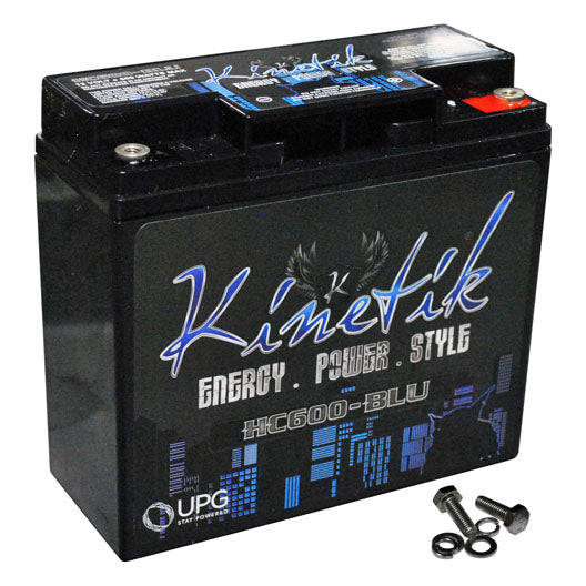 Kinetik HC600BLU 600 Watt 18 Amp Hour Car Audio Battery